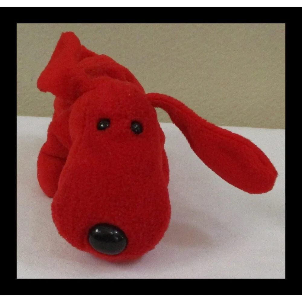 Ty Beanie Baby Rover the Red Dog NO HANG TAG 3rd Tush Tag